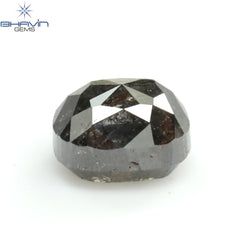 0.54 CT Cushion Shape Salt and Pepper Color Diamond Clarity I3 (4.43 MM)