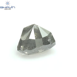 0.60 CT Heart Shape Natural Diamond Salt And pepper Color I3 Clarity (4.54 MM)