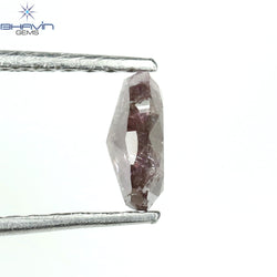 0.48 CT Oval Shape Natural Diamond Pink Color I3 Clarity (5.92 MM)