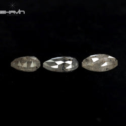 0.64 CT/3 PCS Mix Shape Natural Diamond White Color I3 Clarity (4.85 MM)