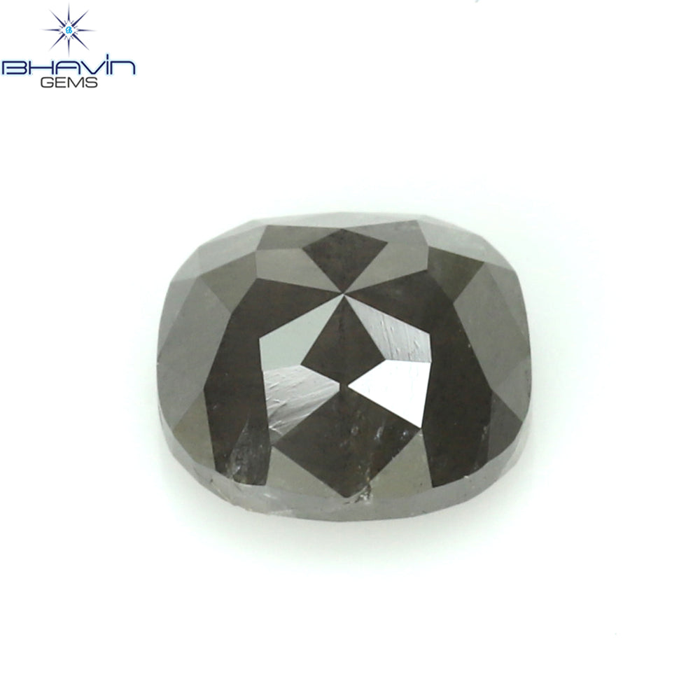 0.53 CT Oval Shape Natural Diamond Salt And Pepper Color I3 Clarity (4.77 MM)