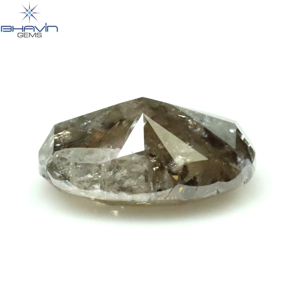 1.69 CT Oval Diamond Pink Brown Color Natural Loose Diamond I3 Clarity (8.35 MM)