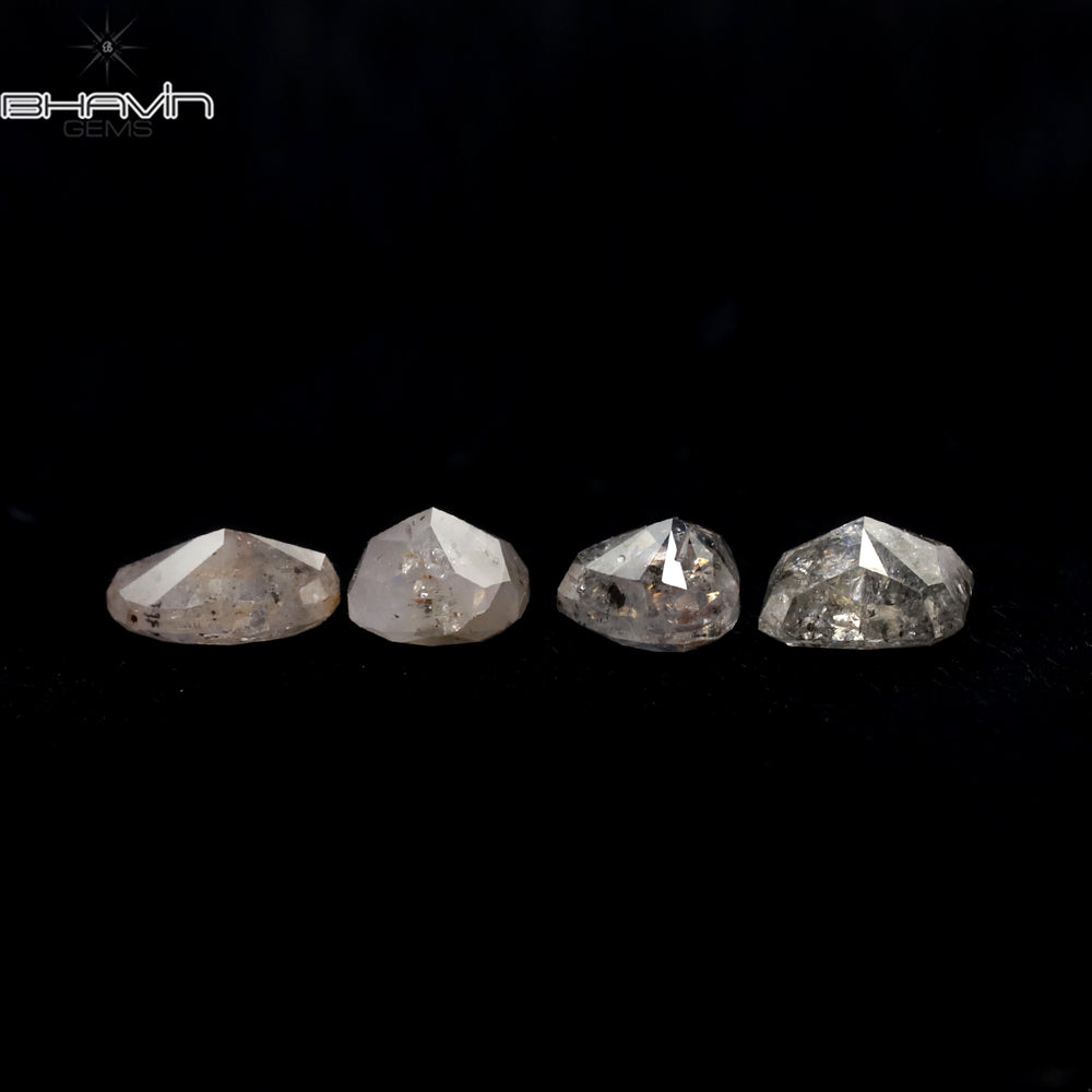 1.26 CT/4 PCS Mix Shape Natural Diamond White Color I3 Clarity (4.20 MM)