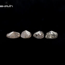 1.26 CT/4 PCS Mix Shape Natural Diamond White Color I3 Clarity (4.20 MM)