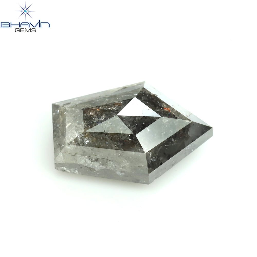 2.11 CT Geometric Shape Natural Diamond Salt And Pepper Color I3 Clarity (10.10 MM)
