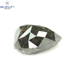 0.54 CT Heart Shape Natural Loose Diamond Salt And Pepper Color I3 Clarity (5.42 MM)