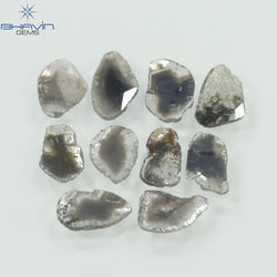 3.94 CT Slice Diamond Salt And Pepper Color Clarity I3 (9.64 MM)