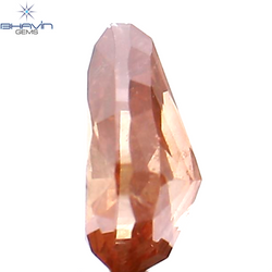 0.33 CT Pear Shape Natural Diamond Pink Color I1 Clarity (5.25 MM)