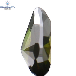 0.20 CT Pear Shape Natural Diamond Green Color I2 Clarity (4.55 MM)