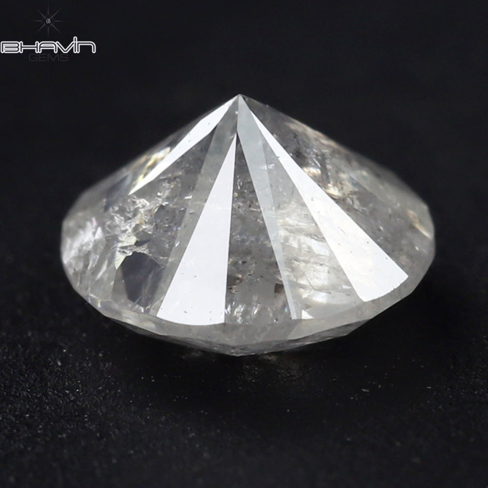 0.56 CT Round Shape Natural Diamond White Color I3 Clarity (5.15 MM)
