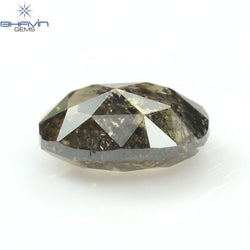 0.39 CT Oval Shape Natural Diamond Salt And Papper Color I3 Clarity (4.95 MM)