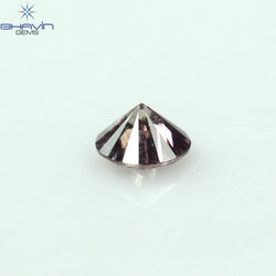 0.03 CT Round Shape Natural Diamond Pink Color I2 Clarity (1.97 MM)