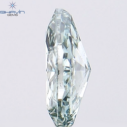 0.15 CT Marquise Shape Natural Diamond Bluish Green Color SI1 Clarity (4.48 MM)