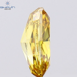0.14 CT Oval Shape Natural Diamond Orange Color SI1 Clarity (3.87 MM)