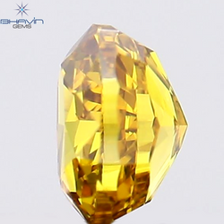 0.19 CT Oval Shape Natural Diamond Orange Color VS1 Clarity (3.64 MM)