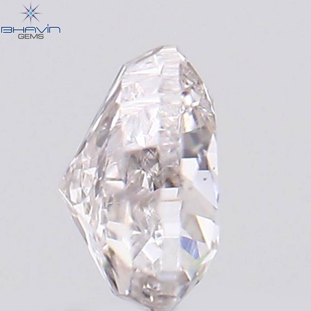 0.23 CT Heart Shape Natural Diamond Pink Color VS1 Clarity (3.97 MM)