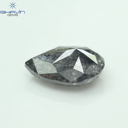 2.07 CT Pear Shape Natural Loose Diamond Salt And pepper Color I3 Clarity (9.55 MM)