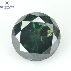 0.85 CT Round Diamond Natural Loose Diamond Blue Color I3 Clarity (5.67 MM)
