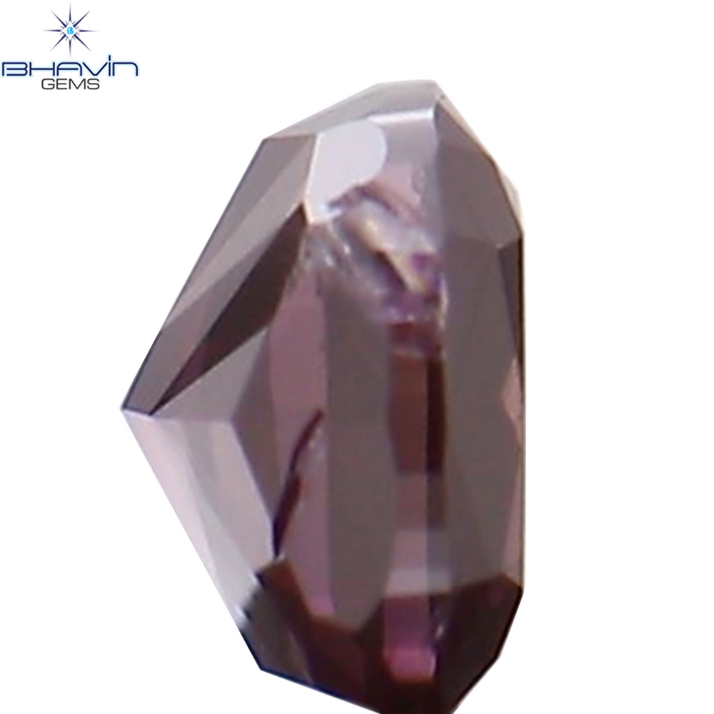 0.07 CT クッション シェイプ ナチュラル ルース ダイヤモンド 強化ピンク色 VS2 クラリティ (2.36 MM)