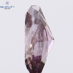 0.18 CT Oval Shape Natural Diamond Pink Color I2 Clarity (4.26 MM)