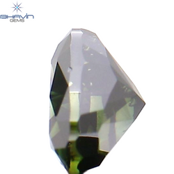 0.32 CT Heart Shape Enhanced Green Color Natural Loose Diamond VS2 Clarity (4.11 MM)