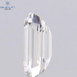 0.09 CT エメラルド シェイプ ナチュラル ダイヤモンド ホワイト カラー VS1 クラリティ (3.15 MM)
