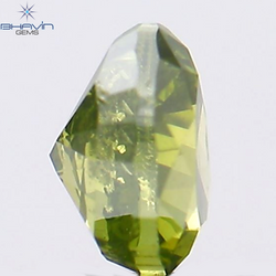 0.28 CT Heart Shape Natural Diamond Green Color SI2 Clarity (4.25 MM)