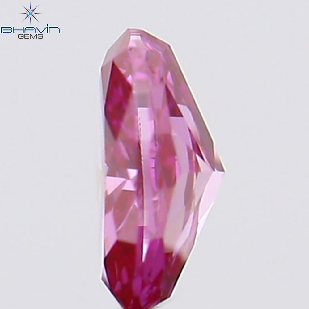 0.08 CT Oval Shape Natural Diamond Pink Color VS1 Clarity (3.16 MM)