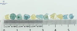1.19 CT/11 Pcs Slice Shape Natural Diamond Blue Color I3 Clarity (6.08 MM)