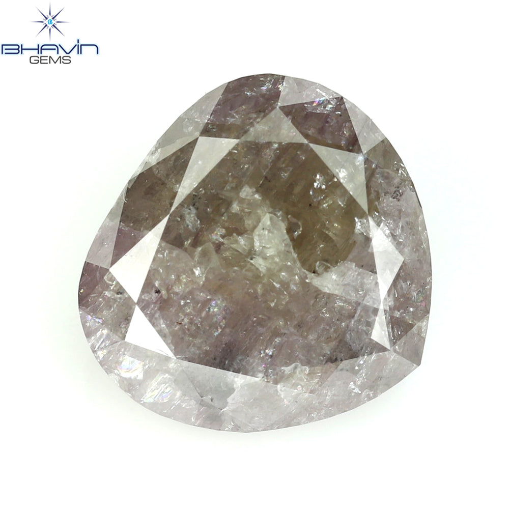 3.84 CT Heart Diamond Pink Color Natural Diamond Clarity I3 (9.00 MM)