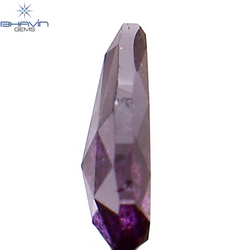 0.16 CT Pear Shape Natural Diamond Pink Color I1 Clarity (4.67 MM)