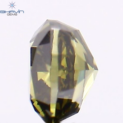 0.20 CT Cushion Shape Natural Loose Diamond Green Color VS1 Clarity (3.38 MM)