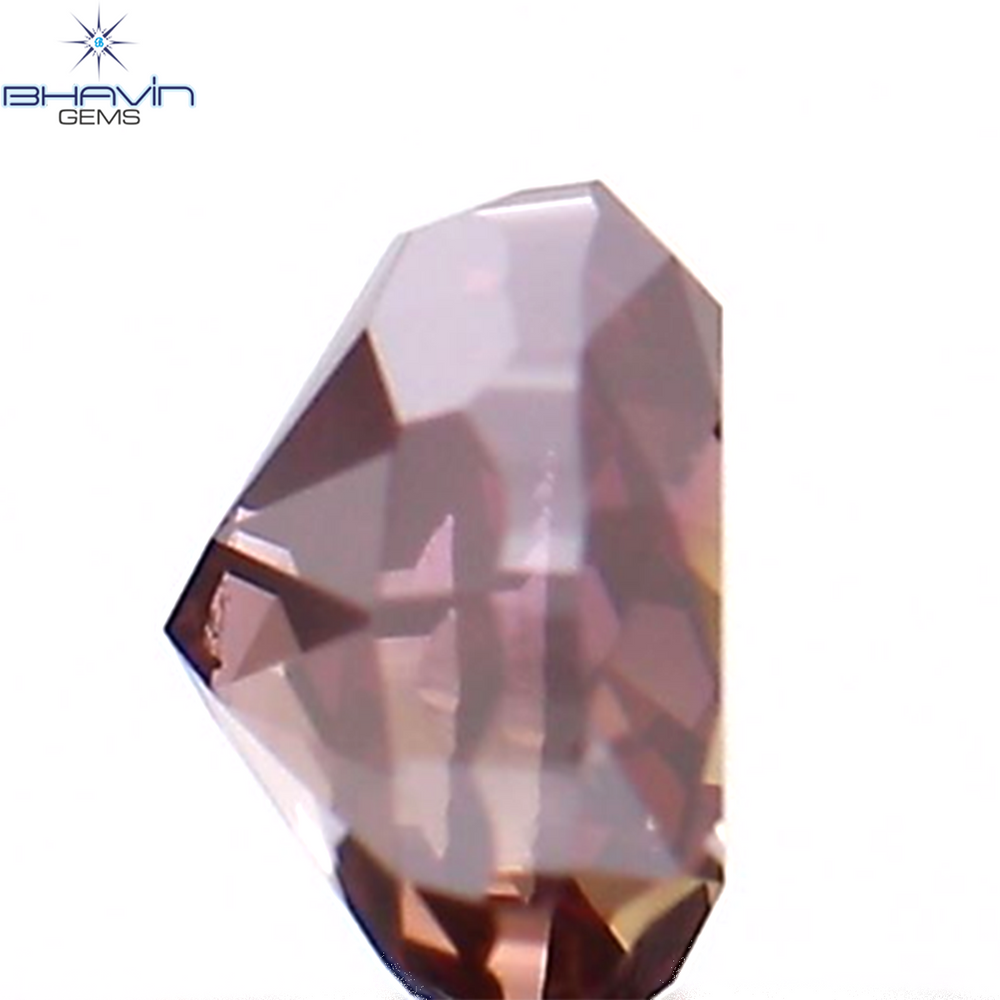 0.24 CT Heart Shape Enhanced Pink Color Natural Loose Diamond VS1 Clarity (3.73 MM)