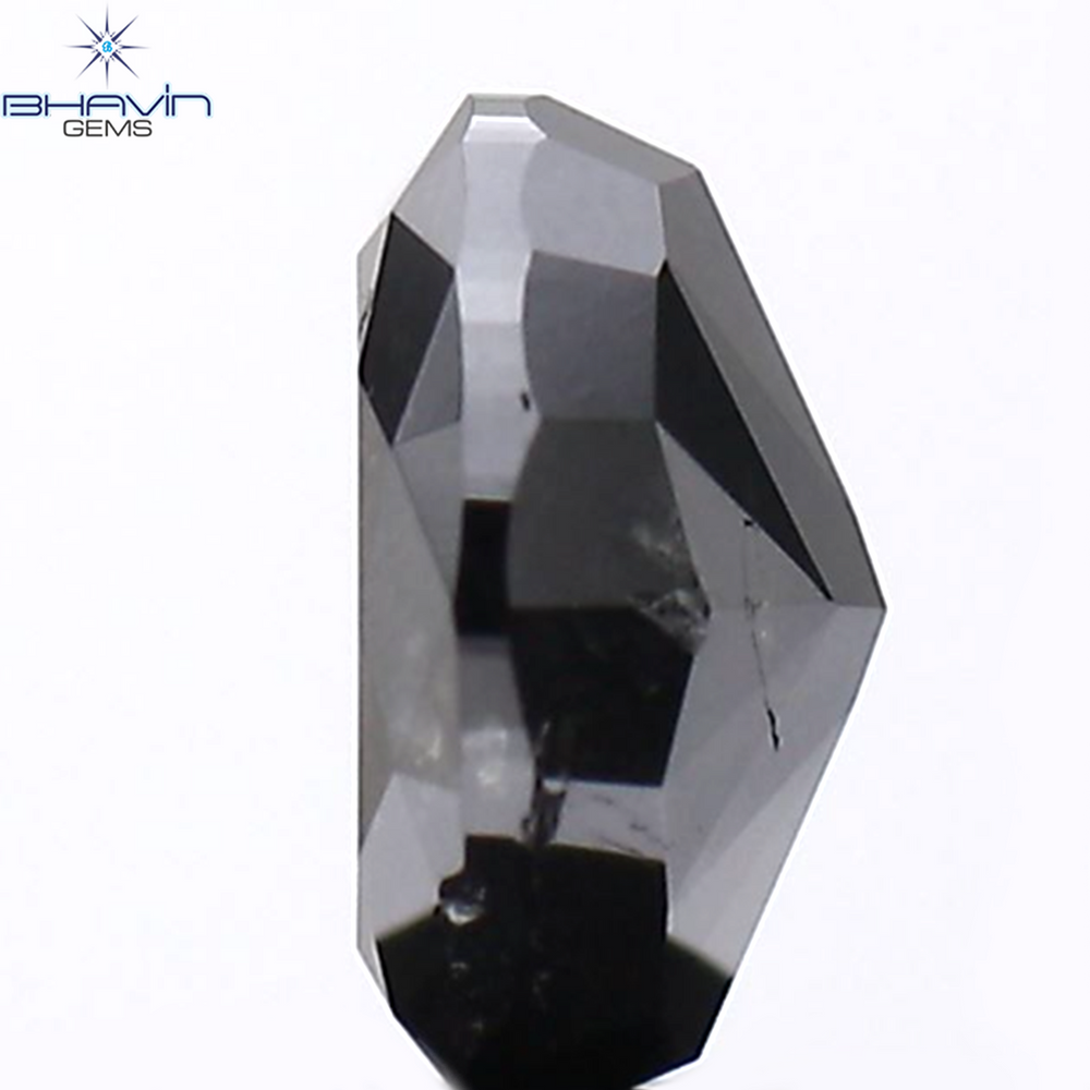 0.36 CT Cushion Diamond Natural Diamond Black Diamond Clarity I3 (4.87 MM)