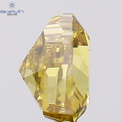 0.26 CT Heart Shape Natural Diamond Orange Color VS2 Clarity (3.68 MM)