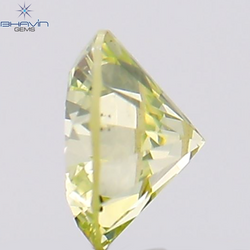 0.24 CT Round Shape Natural Diamond Greeinsh Yellow Color VS2 Clarity (3.98 MM)