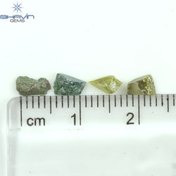 9.39 CT/22 PCS Mix Color Rough Diamond Natural loose Diamond I3 Clarity (4.85 MM)