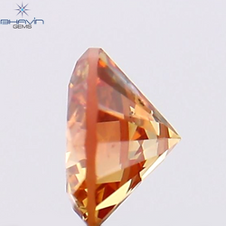 0.17 CT Round Shape Natural Diamond Pink Color SI1 Clarity (3.46 MM)
