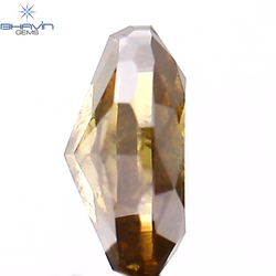 0.37 CT Oval Shape Natural Diamond Brown Color I2 Clarity (5.00 MM)
