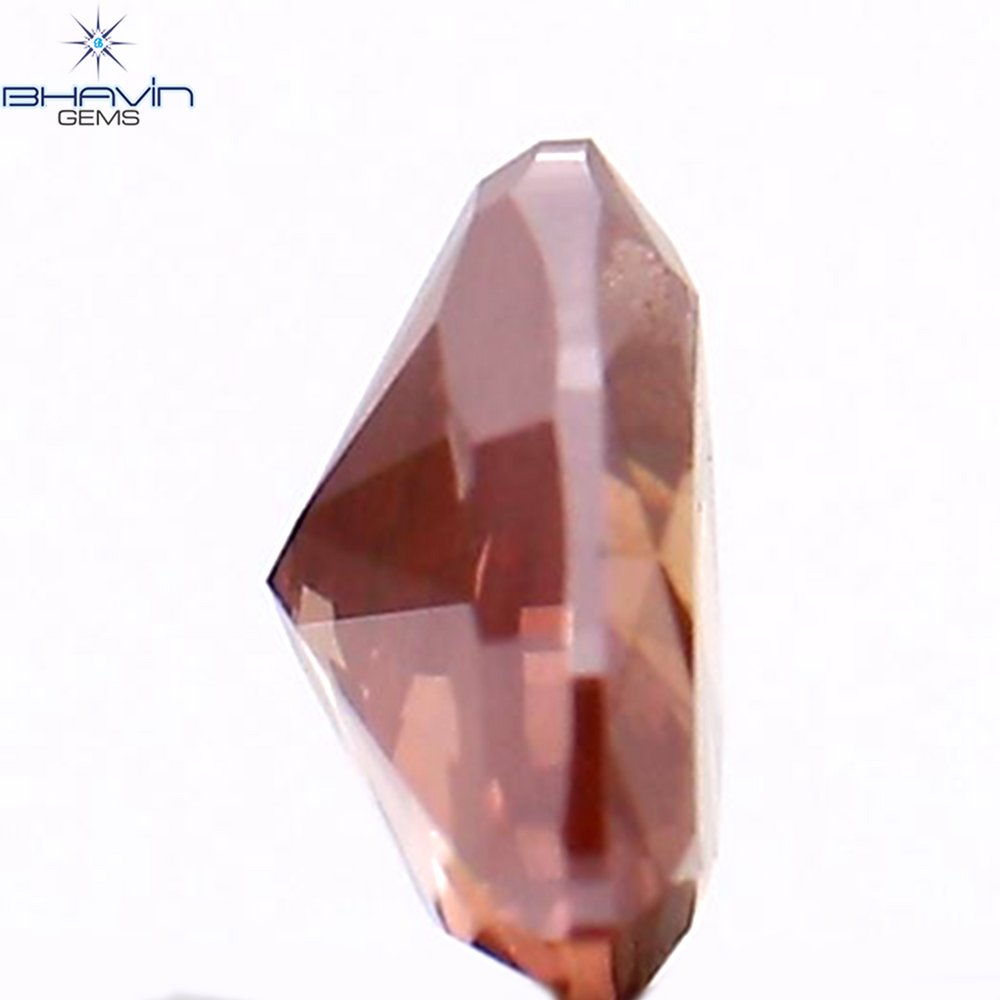 0.15 CT Heart Shape Enhanced Pink Color Natural Loose Diamond SI1 Clarity (3.58 MM)