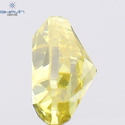 0.09 CT Heart Shape Natural Diamond Yellow Color VS1 Clarity (2.83 MM)