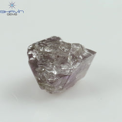 0.49 CT Rough Shape Natural Diamond Pink Color I3 Clarity (4.90 MM)