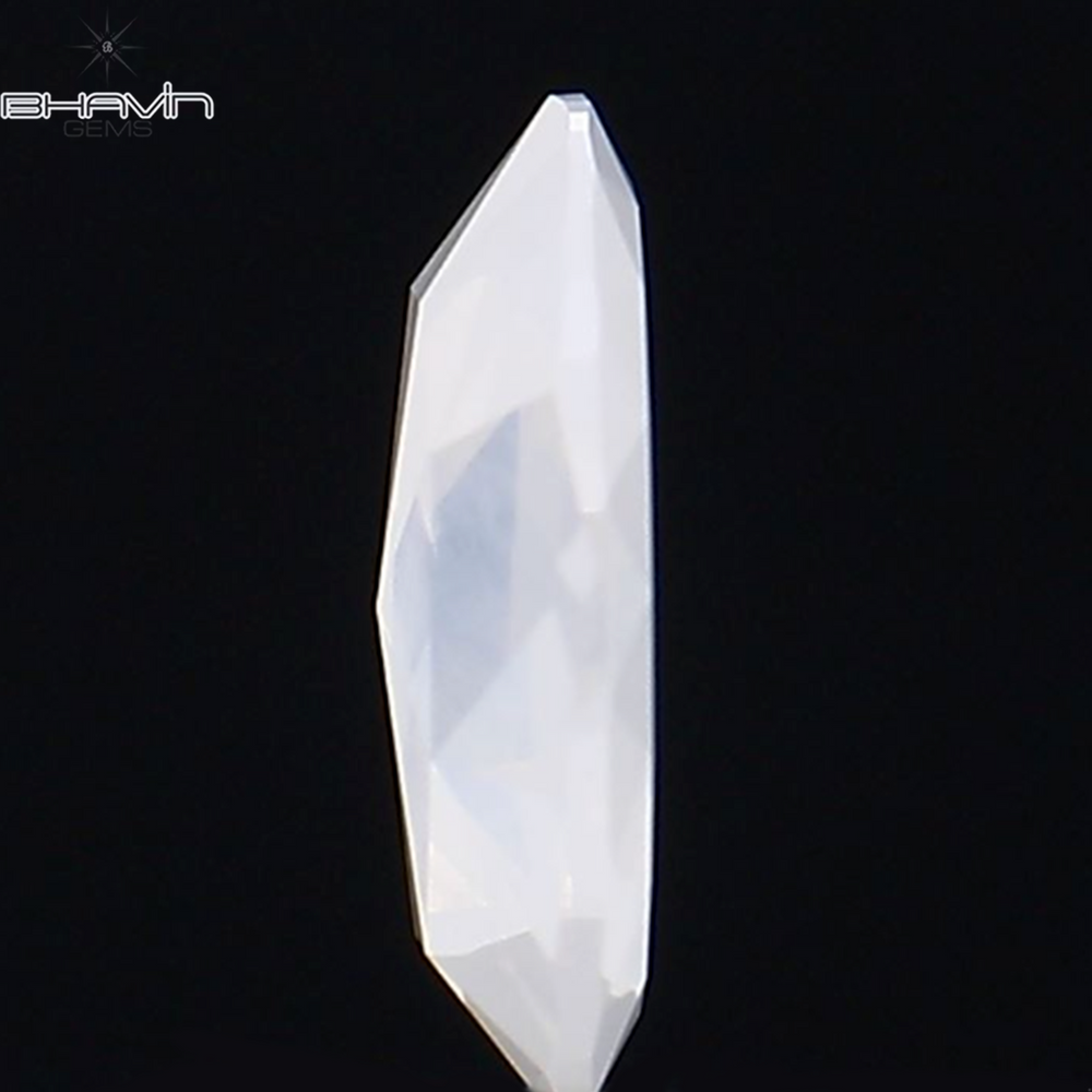 0.64 CT Rose Oval Shape Natural Diamond White Color SI2 Clarity (7.00 MM)