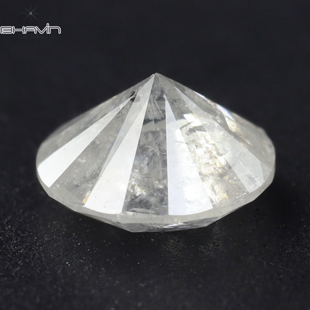 0.53 CT Round Shape Natural Diamond White Color I3 Clarity (5.15 MM)