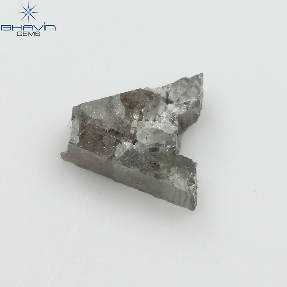 0.24 CT Alphabet Shape Salt And Pepper Natural Loose Diamond I3 Clarity (4.60 MM)