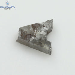 0.24 CT Alphabet Shape Salt And Pepper Natural Loose Diamond I3 Clarity (4.60 MM)