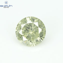 0.48 CT Round Shape Natural Loose Diamond White(M) Color I3 Clarity (5.04 MM)