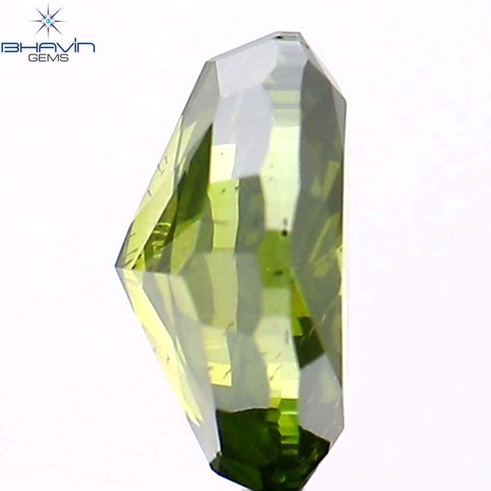 1.04 CT Oval Shape Natural Diamond Green Color SI2 Clarity (7.00 MM)