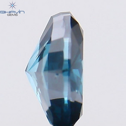 0.24 CT オーバル シェイプ ナチュラル ダイヤモンド ブルー カラー VS2 クラリティ (4.29 MM)