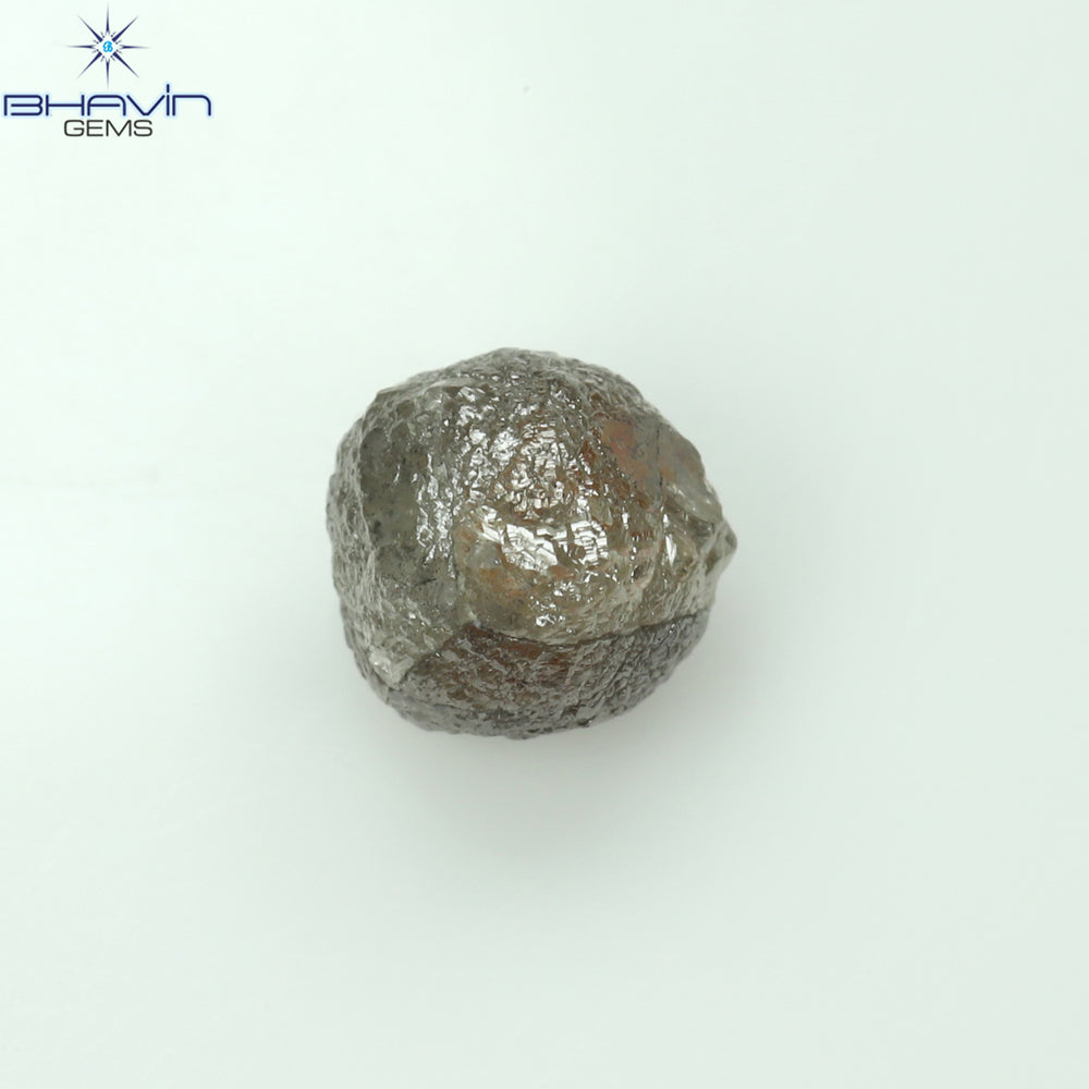 1.60 CT Rough Shape Salt And Pepper Color Natural Diamond I3 Clarity (5.75 MM)